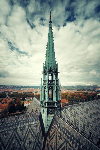 Пражский Град Собором Святого Вита Чехии — стоковое фото