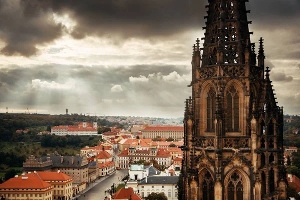 Prager Burg Mit Veitsdom Tschechien — Stockfoto