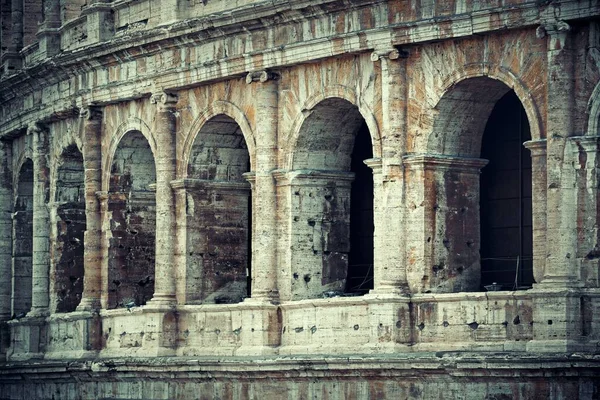 Colosseo Vista Vicino Punto Riferimento Conosciuto Tutto Mondo Simbolo Roma — Foto Stock