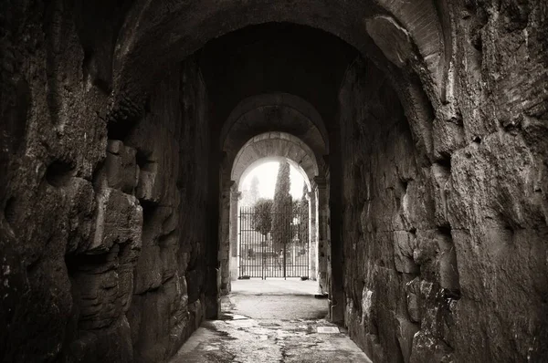 Archway Colosseum Monument Mondialement Connu Symbole Rome Italie — Photo