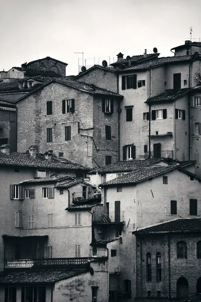 Gamla Medeltida Staden Siena Italien — Stockfoto