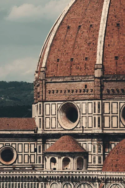 Duomo Santa Maria Del Fiore Floransa Talya Kubbesi Yakından — Stok fotoğraf