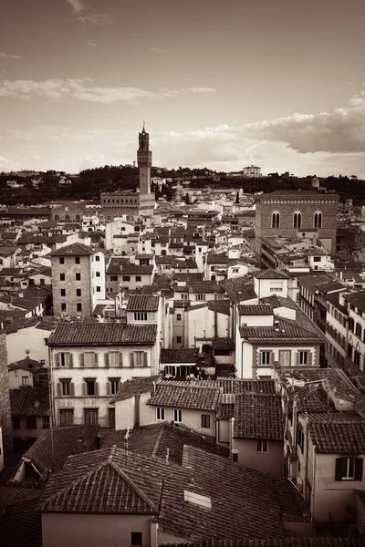 Floransa Şehir Silueti Talya Çatı Manzarası — Stok fotoğraf