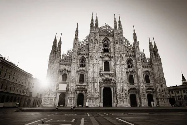 Соборна Площа Сходу Сонця Мілані Італії — стокове фото