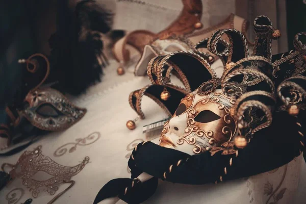 Beautiful Elegant Mask Venice Italy — Stock Photo, Image