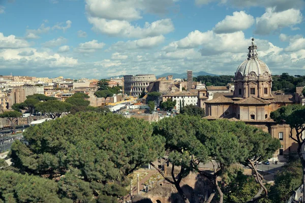 이탈리아 축물로 뒤덮인 로마의 — 스톡 사진