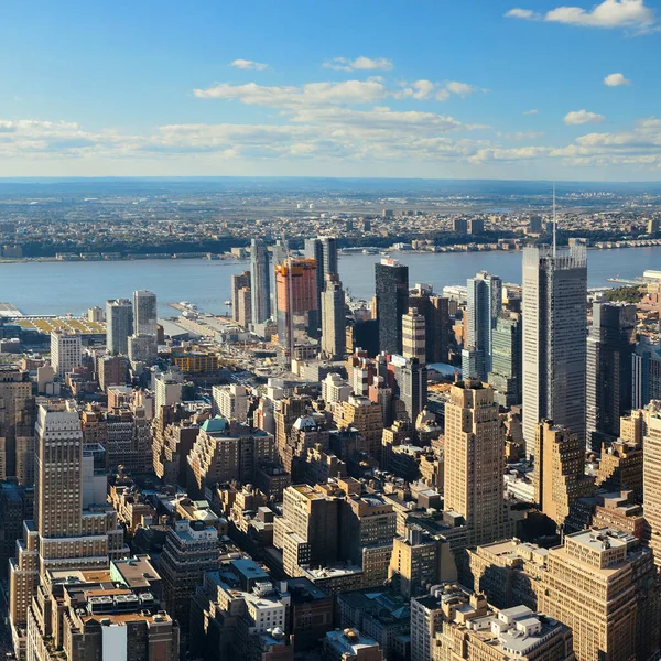 New York City West Side Urban City View — Stockfoto