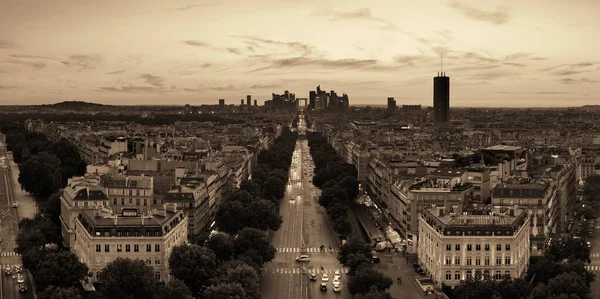 Parigi Veduta Panoramica Dello Skyline Della Città Con Quartiere Degli — Foto Stock