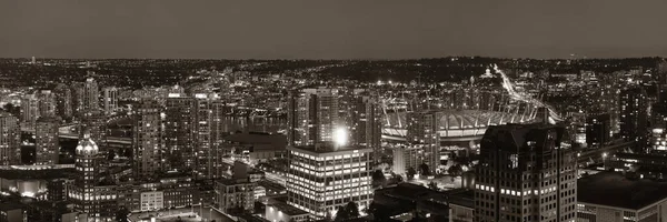 Vancouver Vista Azotea Con Arquitecturas Urbanas Atardecer — Foto de Stock