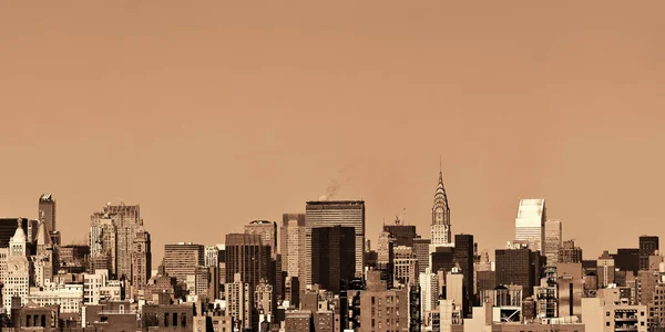 New York City Skyscrapers Urban View — Stock Photo, Image