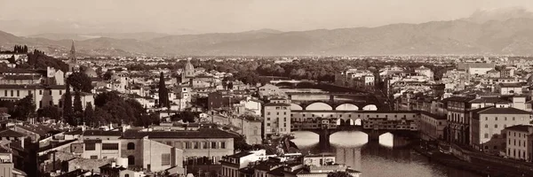 Piazzale Michelangelo Içinde Her Bakıldığında Floransa Manzarası Panorama — Stok fotoğraf