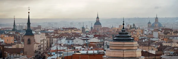 Мадридский Вид Горизонт Города Испании — стоковое фото