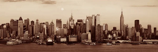 New York City Skyskrapor Stadsutsikt — Stockfoto