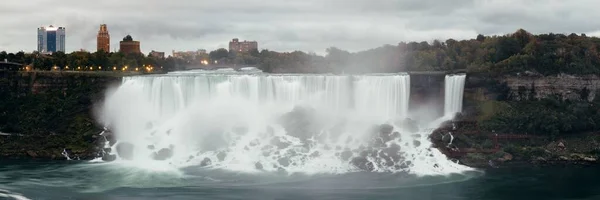Panorama Des Chutes Niagara Tant Que Paysage Naturel Célèbre Canada — Photo