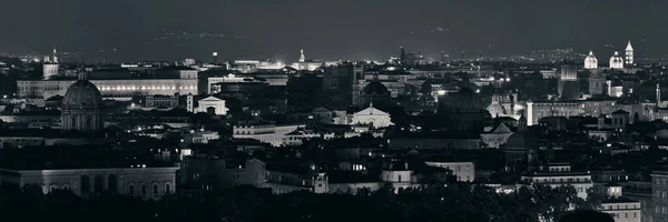 Rome Vue Panoramique Sur Toit Avec Horizon Architecture Antique Italie — Photo