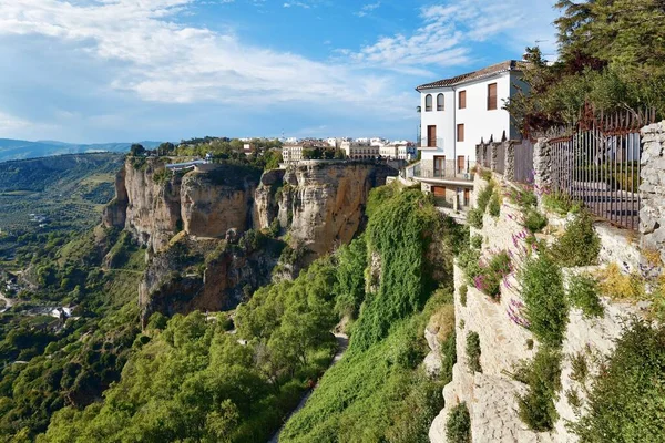 Vue Sur Ville Ronda Avec Bâtiments Anciens Espagne — Photo