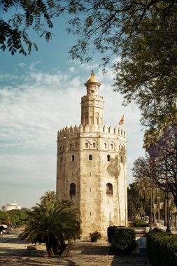 İspanya 'da Seville Torre del Oro.