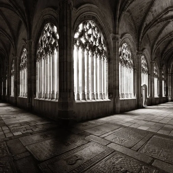 Antica Architettura Della Cattedrale Segovia Vista Interna Spagna — Foto Stock