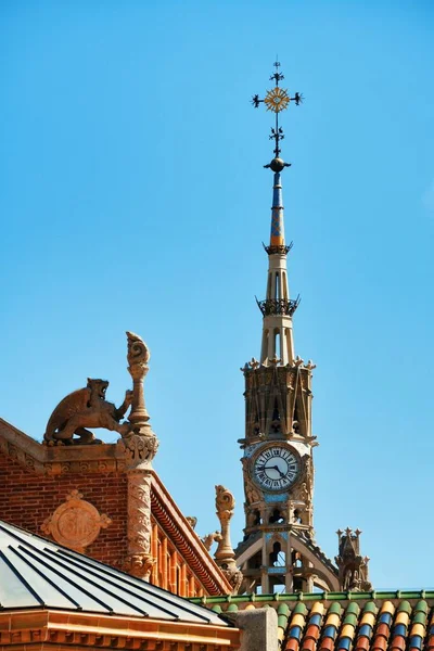 Hospital Holy Cross Saint Paul Hospital Sant Pau Complesso Costruito — Foto Stock