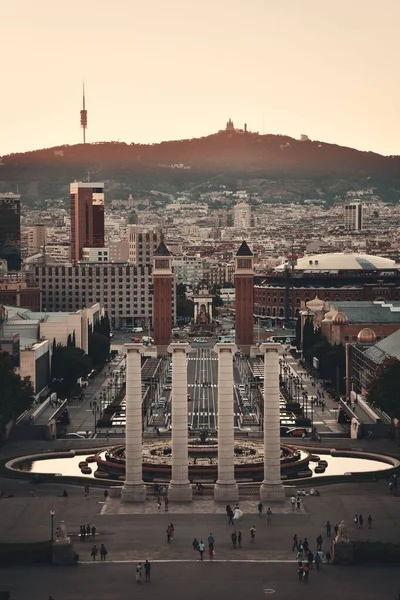 Placa Espanya Барселоні — стокове фото