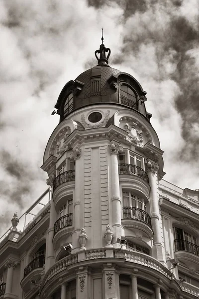 Historisch Gebouw Van Madrid Close Upweergave Spanje — Stockfoto