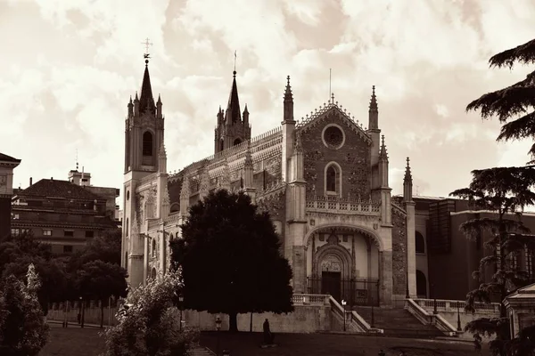 Vue Église San Jeronimo Real Madrid Espagne — Photo