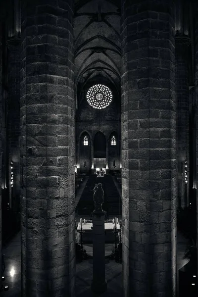 Basilique Santa Maria Del Mar Barcelone Espagne — Photo