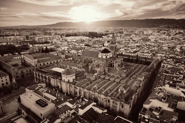 Mosquecathedral Crdoba Aerial Closeup View Sunset Spain — ストック写真