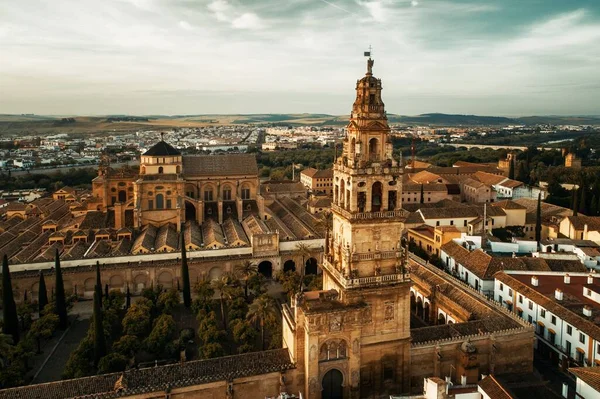 Ciudad Antigua Arquitectura Córdoba Vista Desde Aire España —  Fotos de Stock