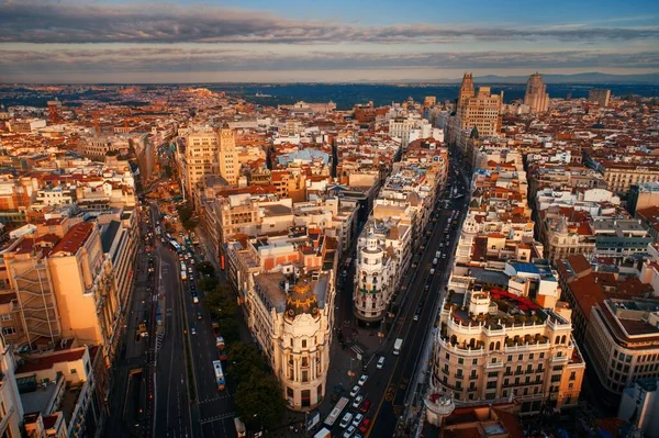 Luftaufnahme Des Einkaufsviertels Gran Madrid Spanien — Stockfoto