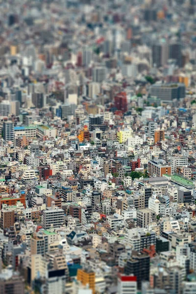 Tokio Vista Azotea Urbana Fondo Japón —  Fotos de Stock