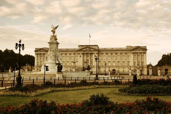 Palacio Buckingham Por Mañana Londres — Foto de Stock