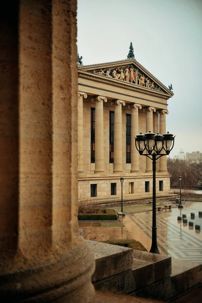 Philadelphia Kunstmuseum Als Beroemde Stadsattracties — Stockfoto