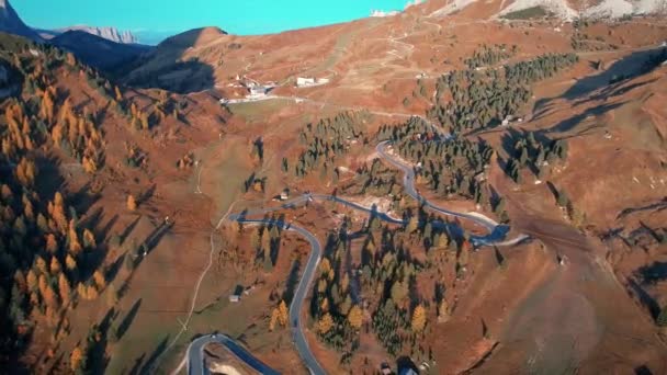 이탈리아의 미티스에 알프스 계곡의 아름다운 — 비디오