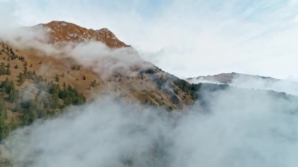 Picturesque Landscape Village Alpine Valley Dolomites Italy — ストック動画