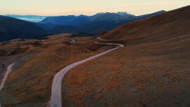 Picturesque Landscape Alpine Valley Dolomites Italy — Stock Video