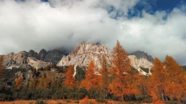 picturesque alp peyzajı, Dolomitler, İtalya 