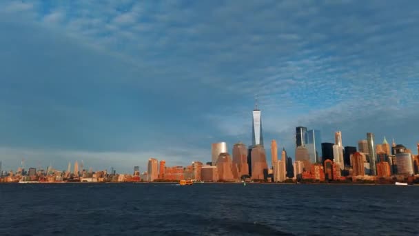 New York City Skyline Video — Stockvideo