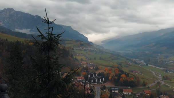 Pittoresk Alpenlandschap Dolomieten Italië — Stockvideo