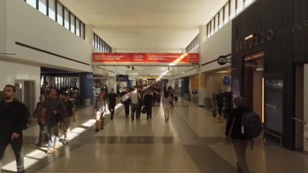 Newark Okt Newark Airport Interior October 2011 Newark New Jersey — Stockvideo