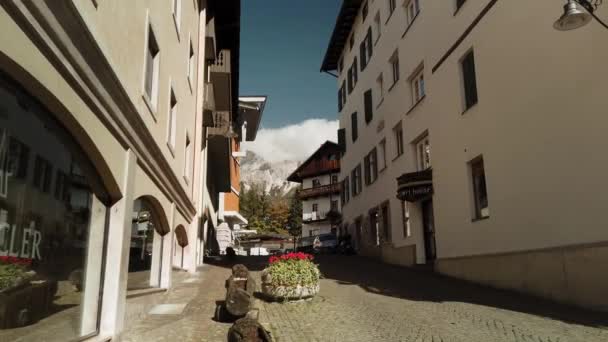 Architecture Antique Cortina Alpes Sud Dolomitique Dans Région Vénétie Nord — Video