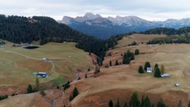 picturesque alp peyzajı, Dolomitler, İtalya 