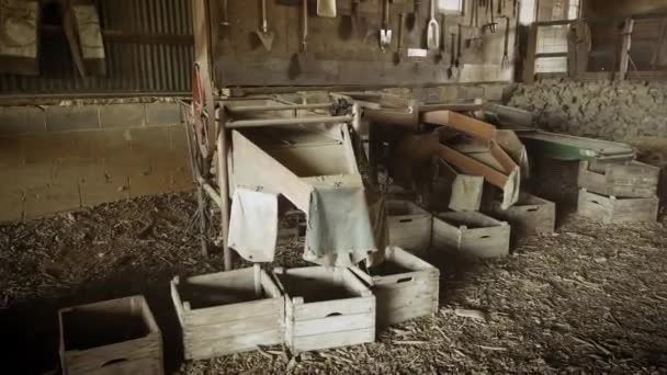 Verktyg Och Utrustning För Jordbruk — Stockvideo