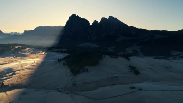 Pitoresca Paisagem Alpina Dolomites Itália — Vídeo de Stock