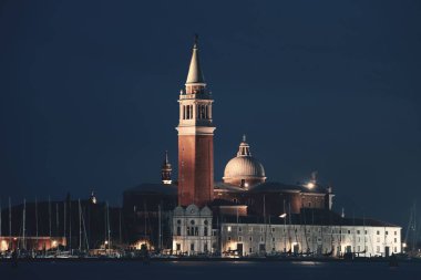 San Giorgio Maggiore kilise gece