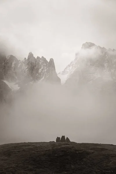 Dolomitennebel — Stockfoto