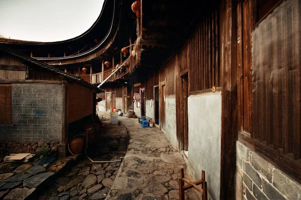 Budynek Fujian Tulou — Zdjęcie stockowe