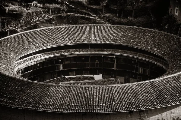 Edifício Fujian Tulou — Fotografia de Stock