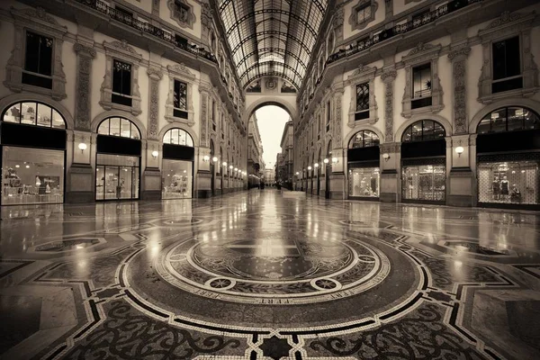 Galería Vittorio Emanuele Ii interior — Foto de Stock