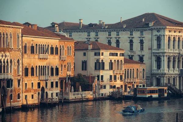 Venise grand canal coucher de soleil — Photo